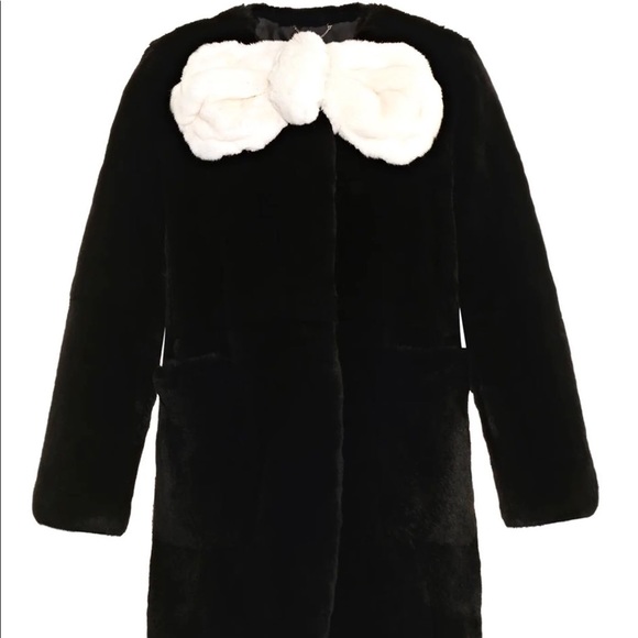 ⚡️FLASH SALE!✨ 🐇🎀 RUNWAY Marc Jacobs Rabbit Fur Coat w/Bow!🐰🎀 - Picture 3 of 10